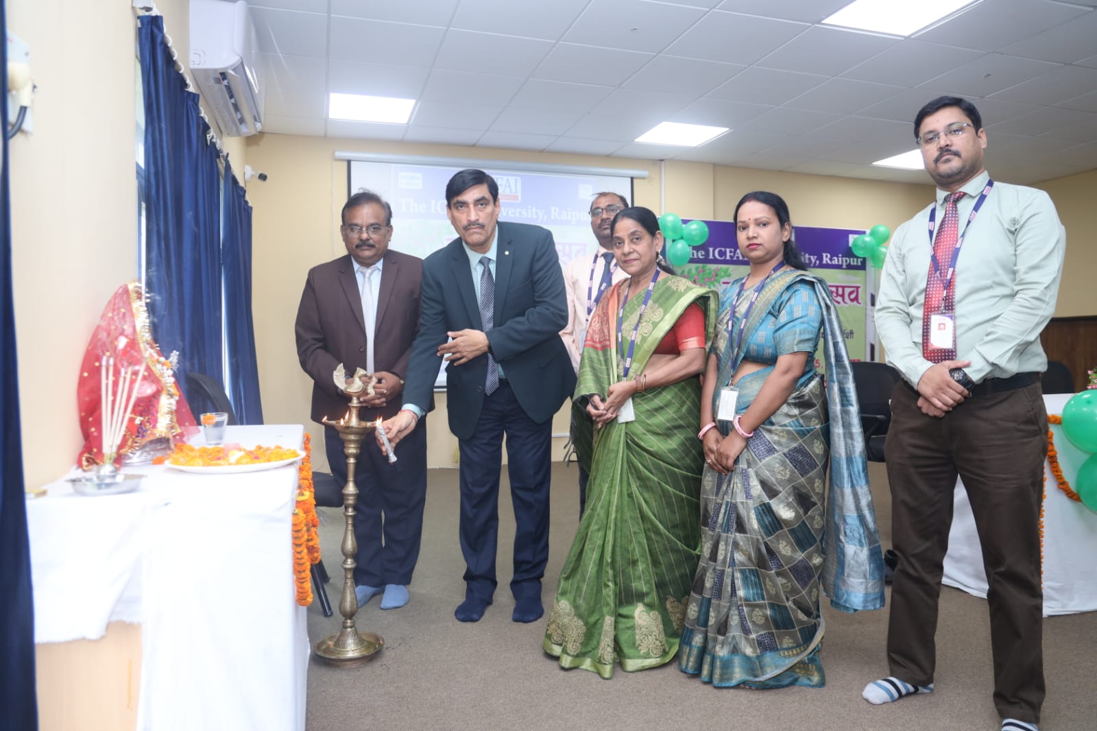 Sawan Mahotsav 2025 Celebrated at The ICFAI University, Raipur with Cultural Grandeur and Environmental Awareness!!