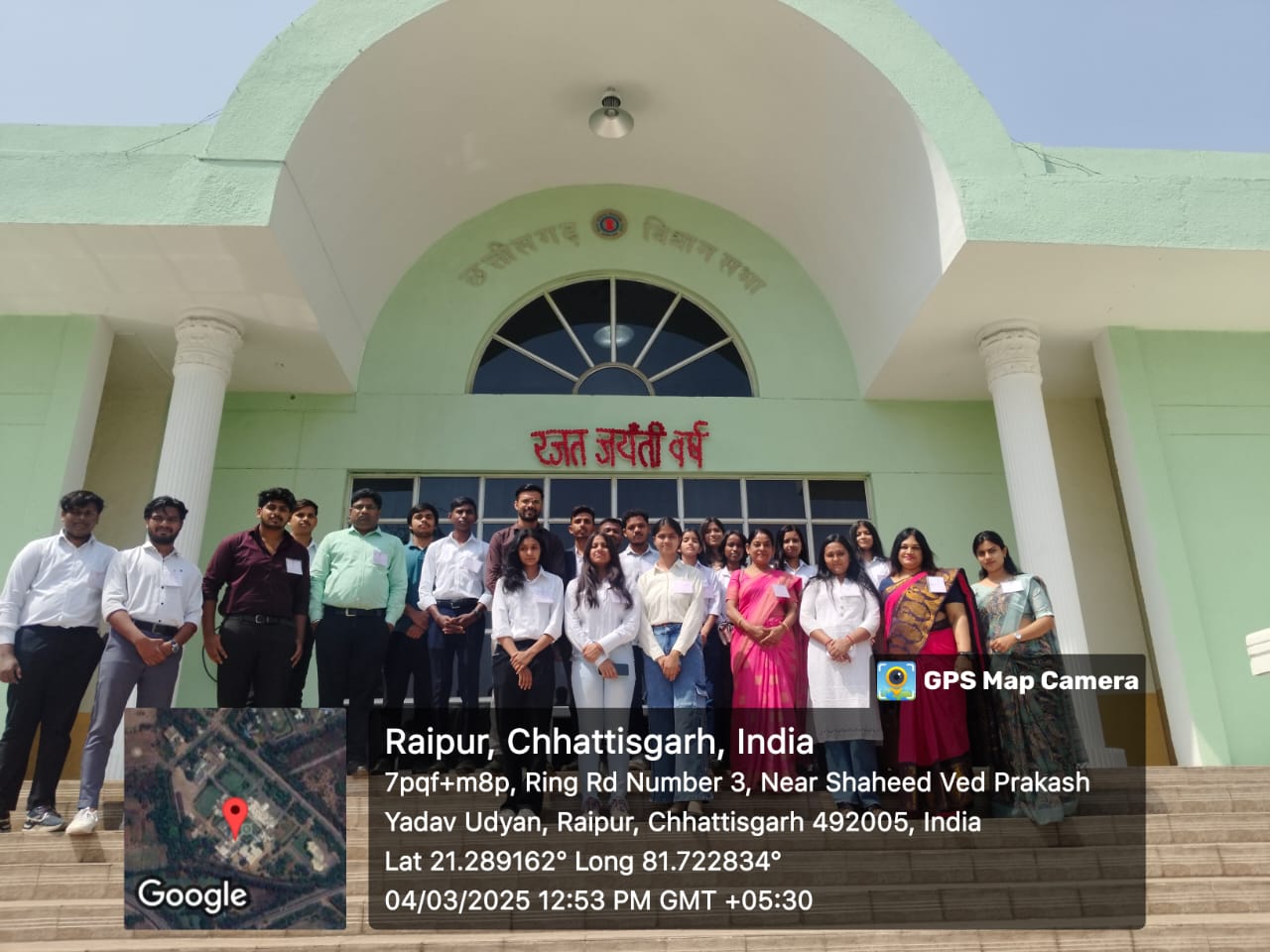 Chhattisgarh Vidhan Sabha visit of Students of Faculty of Arts & Humanities