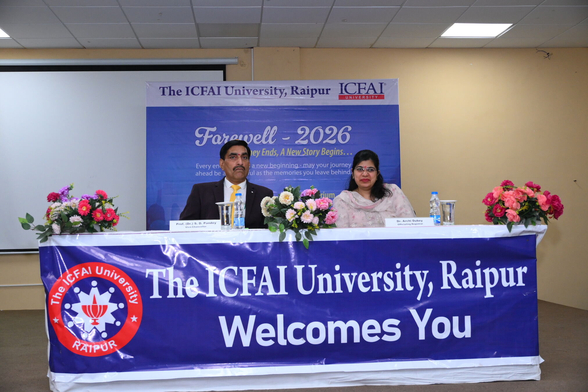 Farewell Celebration at ICFAI University: A Memorable Send-off for Graduating Students!!