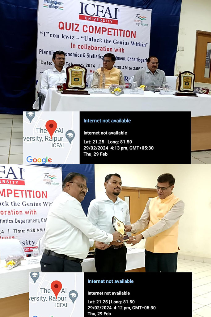 Quiz Competition “I” conkwiz - “Unlock the Genius Within” organized