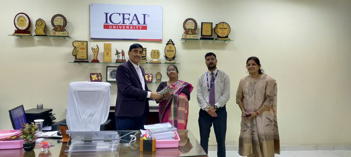 Guest Lecture on Taxation and Career Guidance at ICFAI University, Raipur!!
