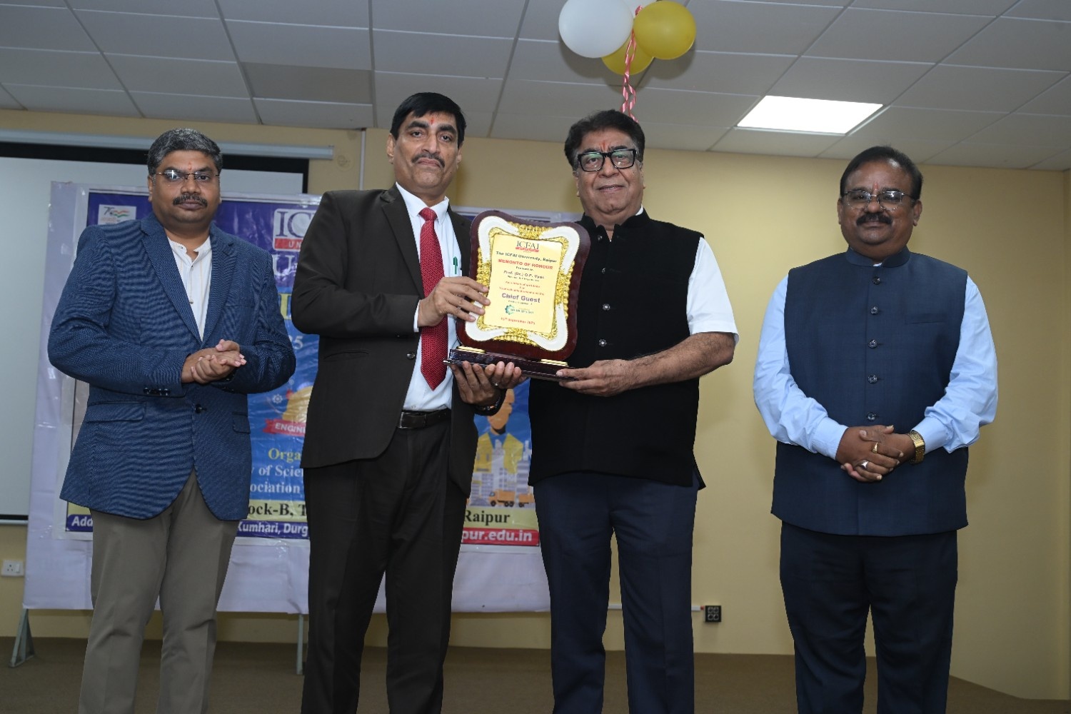 Honoring Innovation: Engineers’ Day at ICFAI University Raipur