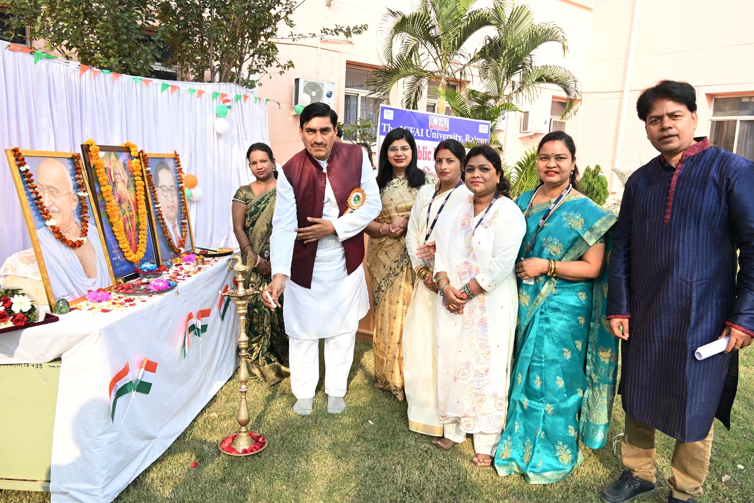 ICFAI University celebrates 77th Republic Day with patriotic spirit!!