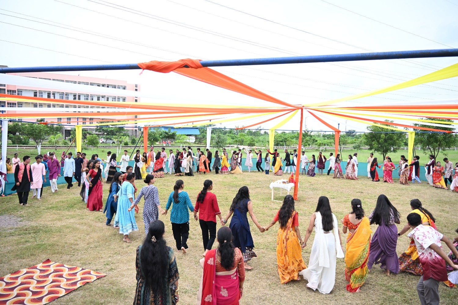 ICFAI University, Raipur celebrated the spirit of Navratri with a vibrant Garba Dance Festival on September 29, 2025!