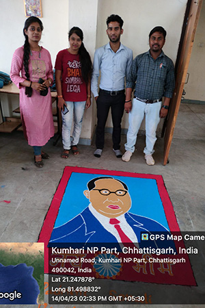 rangoli-competition-on-the-occasion-of-dr-bhimrao-ambedkar-Jayanti class=